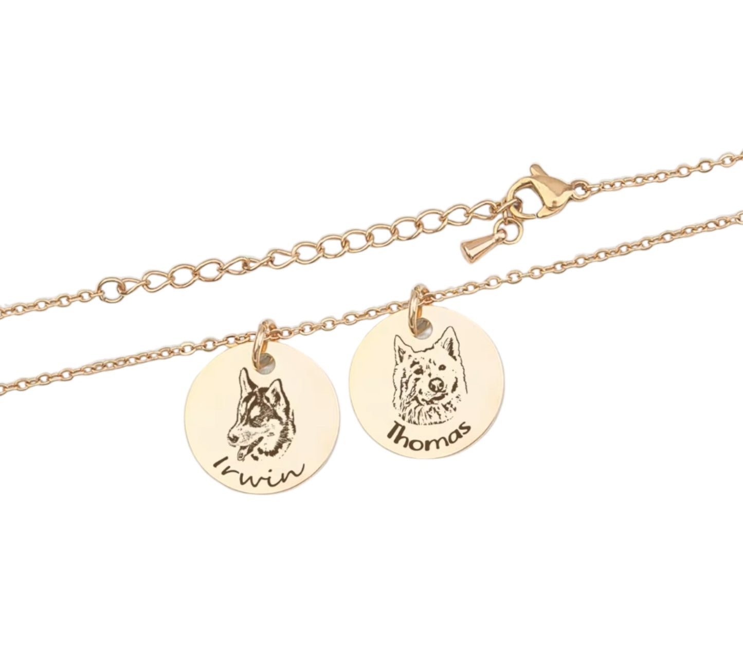 Gravurely - Personalisierte Haustiere Kette