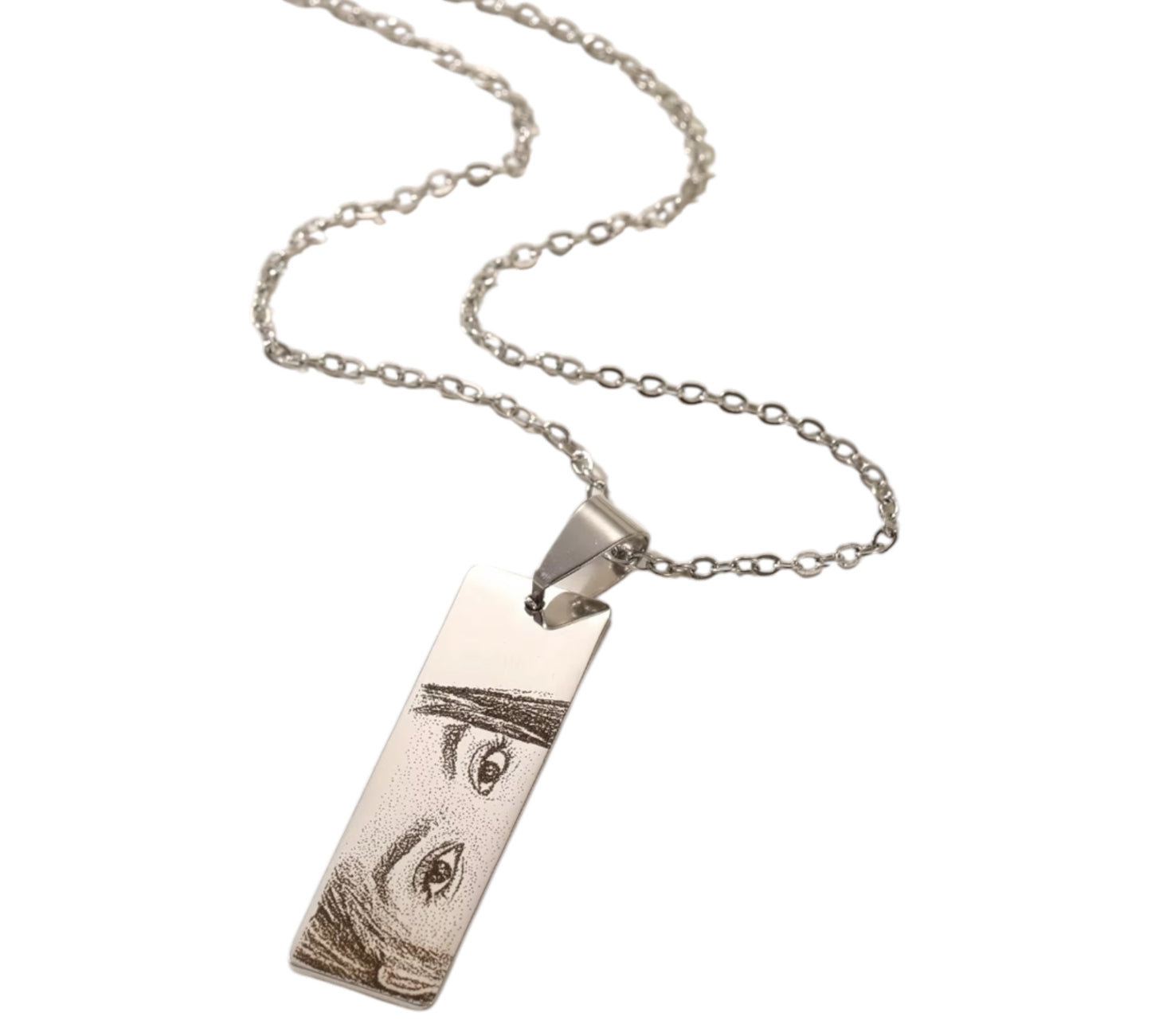 Gravurely - Personalisierte Augen Kette