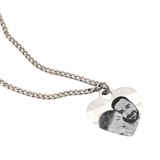 Gravurely - Personalisierte Herzen Kette