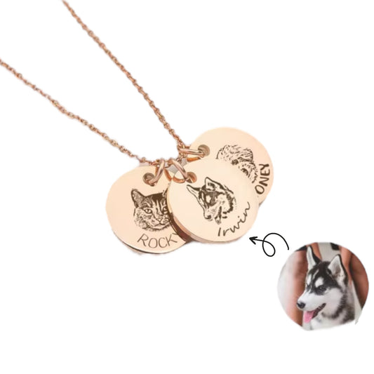 Gravurely - Personalisierte Haustiere Kette